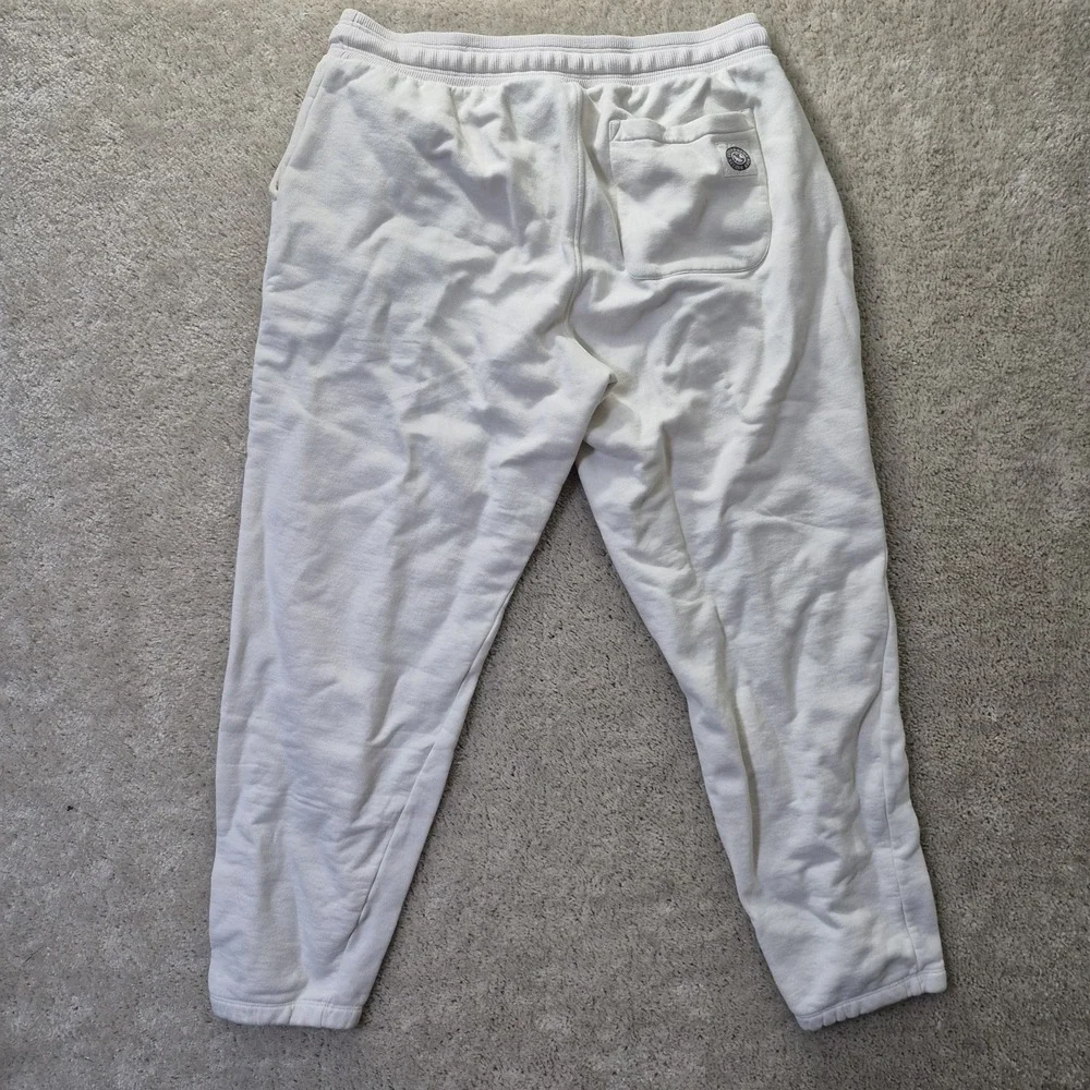 Outerknown Second Spin Sweatpants Mens XL White Heavyweight Athleisure Gym Run